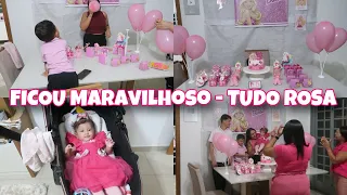 5º MESVERSARIO DA NOSSA BEBÊ - BARBIE | UM SONHO REALIZADO | FICOU MARAVILHOSO | Dani Mendes