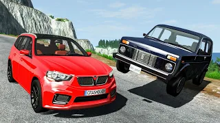 Realistic Cliff Drops #29 - BeamNG Drive Crashes | CrashBoomPunk