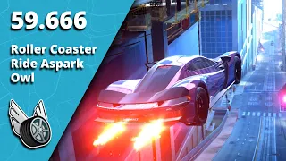 (Club Clash Defense) Aspark Owl Roller Coaster Ride - 59.666 | Asphalt 9