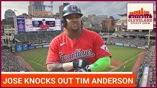 Jose Ramirez KNOCKS OUT Tim Anderson over the weekend, but the Cleveland Guardians lose the series!