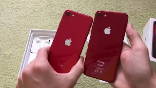 Распаковка iPhone SE 2020