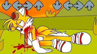 Sonic EXE ALL PHASES (0-4) Friday Night Funkin' be like KILLS Sonic + Tails - FNF