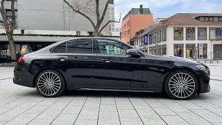 4K New 2022 Mercedes C Class 300 (258 hp) | AMG Line, Night Package | Interior Exterior Infotainment