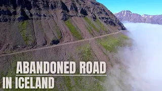 Abandoned and Dangerous Mountain Road in Iceland - 4K Drone Sightseeing Tour