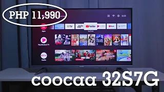 COOCAA 32S7G Android 11 Smart TV Unboxing and Review