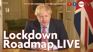 Lockdown Roadmap Live Questions in BSL