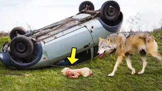 Wolf Finds Newborn Baby After Car Crash And Takes Her To The Forest, Then The Unthinkable Happens
