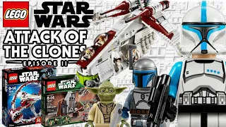 TOP 10 LEGO Star Wars Episode 2 Attack of The Clones Sets LEGO Has EVER Made!