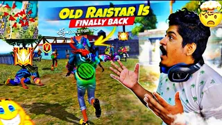 Old Raistar is Finally Back in Br Ranked Match Gameplay - Free Fire Max - gyangaming-reaction video