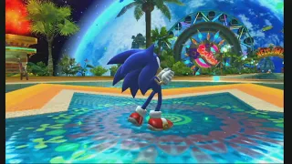 Sonic Colours (Wii) Tropical Resort 1 Speedrun - 0:53.66
