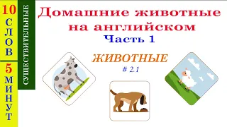 Домашние животные на английском. Часть 1 - Английский для детей и взрослых