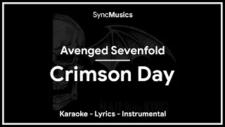 Avenged Sevenfold - Crimson Day | Karaoke - Lyrics - Instrumental