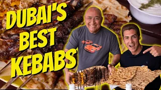 🇮🇷 BEST Dubai Kebabs 😱Authentic PERSIAN food HERE! #dubai #dubaikebab #kebab