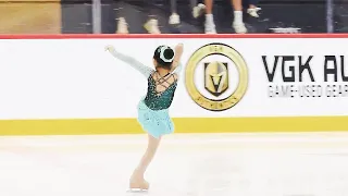 Mia Kam, 6-year-old, USFS Silver State Open Championships, Figure Skating, Free Skate 5, 1st Place