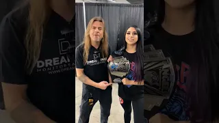 Todd La Torre of Queensrÿche backs RCW Women's Champion Ki Vibez!