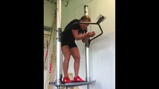 Squat Workout Beautiful Girl | Crossfit Athlete #shorts
