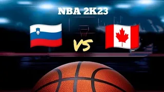 Slovenia vs Canada (FIBA 23) | NBA 2K23 gameplay #nba2k23 #2kcommunity