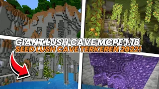 SEED LUSH CAVE MINECRAFT 1.18 - GIANT LUSH CAVE SEED MINECRAFT