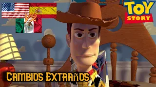 Cambios Extraños | Strange Things Toy Story Comparación de doblajes | Ingles - Castellano - Latino