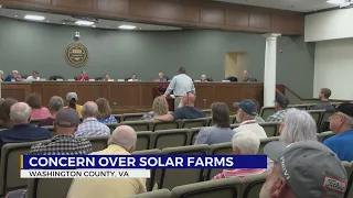 Concerns over solar farms plague Washington County, Virginia