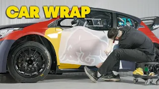 Satisfying Race Car Vinyl Wrap