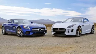 Jaguar F-Type SVR vs Mercedes AMG GT S