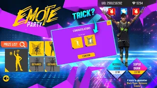 NEW EMOTE PARTY EVENT FREE FIRE | FREE FIRE NEW EVENT | EMOTE PARTY EVENT NOT OPENING