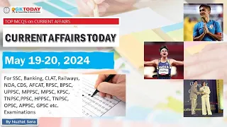 19-20 May 2024 Current Affairs by GK Today | GKTODAY Current Affairs - 2024 March