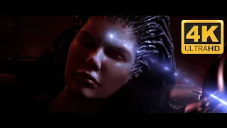 StarCraft 2 Wings of Liberty Ending 4K Remastered with Machine Learning AI