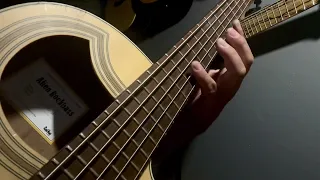 Bass loop but acoustic