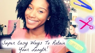 Super Easy Ways To Retain Your Length Regardless Of Your Hair Type!