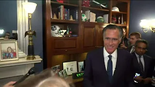 Utah Sen. Mitt Romney Talks About Senate Reelection Plans