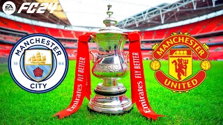 FC 24 | Manchester City vs Manchester United - Emirates FA Cup Final - PS5™ Full Gameplay