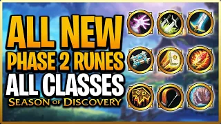 ALL NEW Runes For EVERY Class In Phase 2 | Season of Discovery
