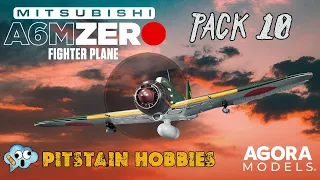 Agora Models 1:18 scale Mitsubishi A6M Zero Fighter partwork kit pack 10 stages 78 through 84