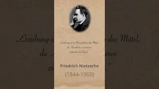 #Nietzsche #Zitat zu #Erziehung