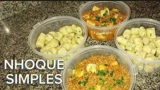 NHOQUE DE BATATA  SEM COZINHAR EM ÁGUA QUENTE / MARIA CONFEITEIRA