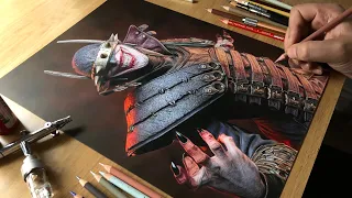 Drawing The Batman Who Laughs - Time-lapse | Artology