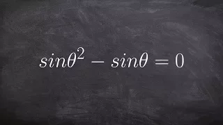 Solve a trigonometric equation for all the real solutions with sine