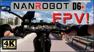 Nanrobot D6+ Fast Electric Scooter Ride GoPro Hero FPV In 4K!