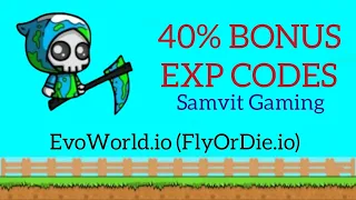 All Valid Bonus EXP Codes in EvoWorld.io (FlyOrDie.io)