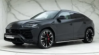2019 Lamborghini Urus - Nero Helene (Matt PPF) - Walkaround & Interior & Revs - Romans International