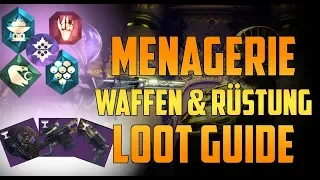 So bekommt man ALLE Menagerie WAFFEN & RÜSTUNGEN | Destiny 2 Deutsch