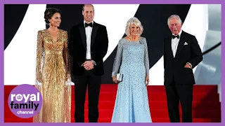 Royals Attend Glamorous 'No Time To Die' Bond Premiere