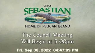 September 30, 2022 - City Council Budget Hearing Meeting