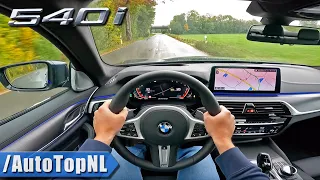 2021 BMW 5 Series LCI 540i xDrive POV Test Drive by AutoTopNL