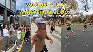 Marine Corps. Marathon Vlog: Pacing My Friends Epic Marathon Debut