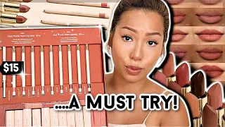 I tried ALL of rare beauty’s new lippies | FULL COLLECTION LIP SWATCHES