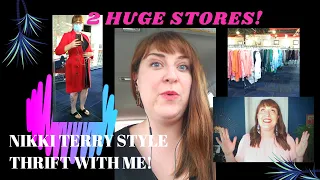 ANOTHER HUGE THRIFT WITH ME! + VINTAGE + TRY ON - Goodwill & Salvation Army - fun day of thrifting!