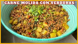 Prepara la CARNE MOLIDA así y no te arrepentirás | Carne Molida o Picada llena de verduras y sabor